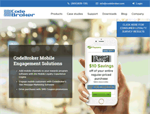 Tablet Screenshot of codebroker.com
